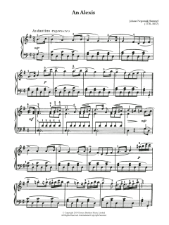 An Alexis von Johann Nepomuk Hummel (Download) 