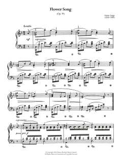 Flower Song Op.39 von Gustav Lange (Download) 