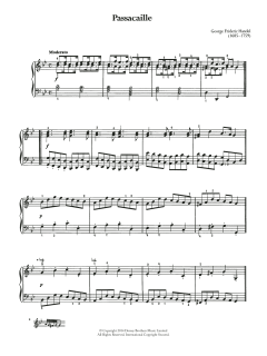 Passacaille von George Frideric Handel (Download) 