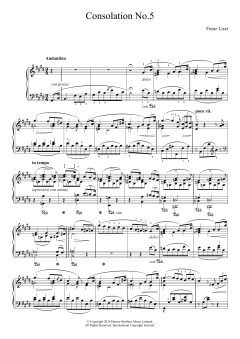 Consolation No.5 von Franz Liszt (Download) 