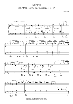 Annees De Pelerinage, No.7: Eclogue von Franz Liszt (Download) 