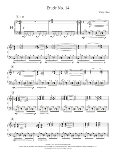 Etude No. 14 von Philip Glass (Download) 