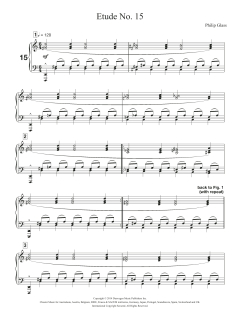 Etude No. 15 von Philip Glass (Download) 