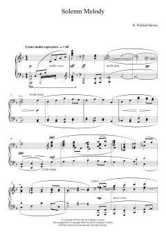 Solemn Melody von H. Walford Davies (Download) 