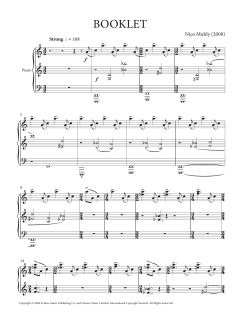 Booklet von Nico Muhly (Download) 