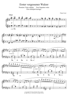 Valse Oubliee No.1 von Franz Liszt (Download) 