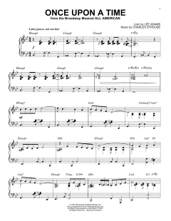 Once Upon A Time [Jazz version] von Charles Strouse (Download) 
