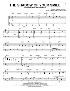 The Shadow Of Your Smile [Jazz version] von Johnny Mandel (Download) 