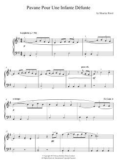 Pavane Pour Une Infante Defunte von Maurice Ravel (Download) 