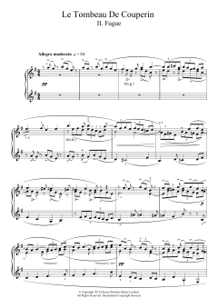 Le Tombeau De Couperin - II. Fugue von Maurice Ravel (Download) 