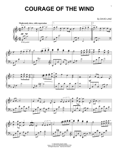 Courage Of The Wind von David Lanz (Download) 