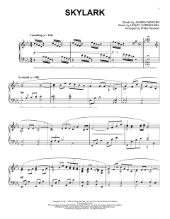 Skylark von Johnny Mercer (Download) 