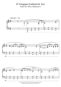 The Three Musketeers (D'Artagnan (Galliard and Air)) von Michael Kamen (Download) 