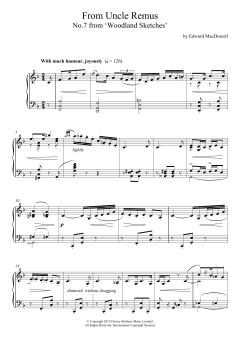 From Uncle Remus (10 Woodland Sketches, Op.51, No.7) von Edward MacDowell (Download) 