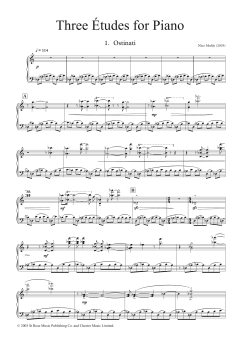 Three Etudes for Piano von Nico Muhly (Download) 