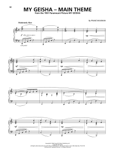 My Geisha - Main Title von Franz Waxman (Download) 