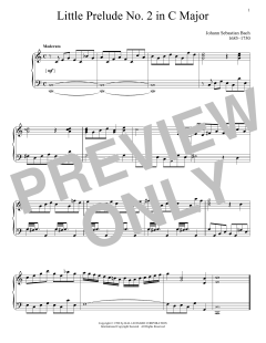 Little Prelude No. 2 in C Major von Johann Sebastian Bach (Download) 