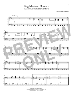 Sing Madame Florence von Alexandre Desplat (Download) 