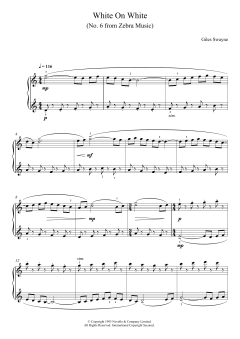 White On White (No. 6 from Zebra Music) von Giles Swayne (Download) 