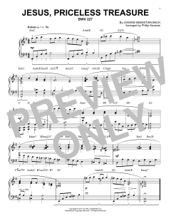 Jesus, Priceless Treasure, BWV 227 [Jazz version] von Johann Sebastian Bach (Download) 