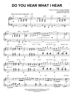 Do You Hear What I Hear von Noel Regney (Download) 