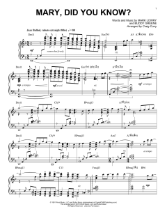 Mary, Did You Know? von Mark Lowry (Download) 