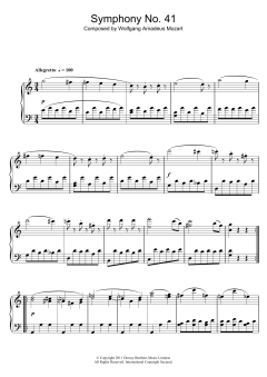 Symphony No.41 'Jupiter' von Wolfgang Amadeus Mozart (Download) 