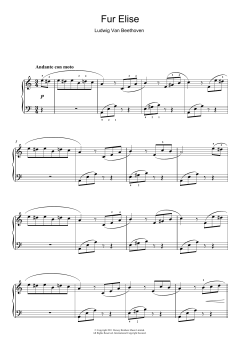 Fur Elise von Ludwig van Beethoven (Download) 