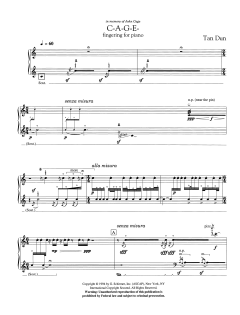 C-A-G-E- von Tan Dun (Download) 