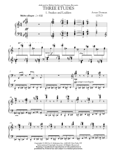Three Etudes von Avner Dorman (Download) 