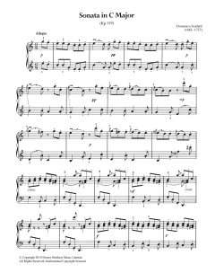 Sonata In C Major, K.159 von Domenico Scarlatti (Download) 