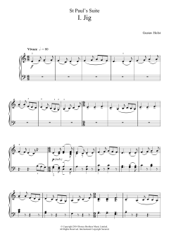 St. Paul's Suite- I. Jig von Gustav Holst (Download) 