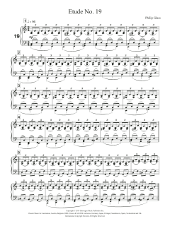 Etude No. 19 von Philip Glass (Download) 