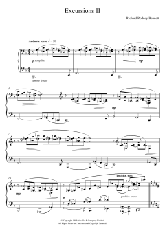 Excursions II von Richard Rodney Bennett (Download) 
