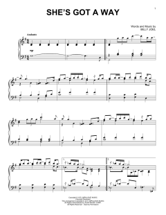 She's Got A Way von Billy Joel (Download) 