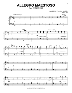Allegro Maestoso von George Frideric Handel (Download) 