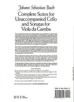 Complete Suites For Unaccompanied Cello von Johann Sebastian Bach im Alle Noten Shop kaufen