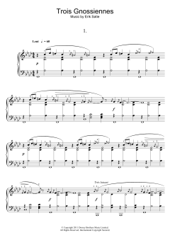 Trois Gnossiennes von Erik Satie (Download) 