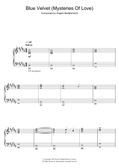 Blue Velvet (Mysteries Of Love) von Angelo Badalamenti (Download) 