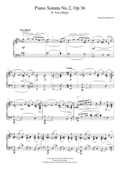 Piano Sonata No.2, Op.36 - 2nd Movement von Sergei Rachmaninoff (Download) 