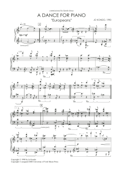 A Dance For Piano, "Europeans" von Jo Kondo (Download) 