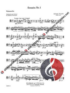6 Sonatas For Cello von Antonio Vivaldi im Alle Noten Shop kaufen