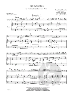 6 Sonatas von Benedetto Marcello 