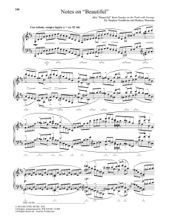 Notes On Beautiful von Stephen Sondheim (Download) 