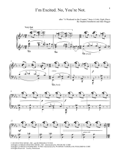 I'm Excited. No, You're Not. von Stephen Sondheim (Download) 