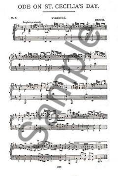 Ode On St. Cecilia's Day von Georg Friedrich Händel 