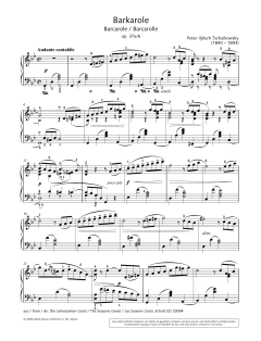 Barcarole von Pyotr Il'yich Tchaikovsky (Download) 