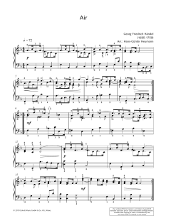 Air von George Frideric Handel (Download) 