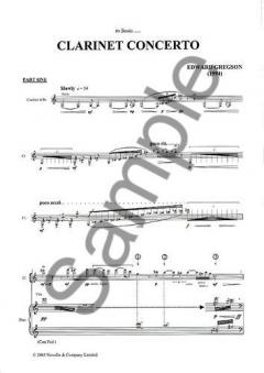 Clarinet Concerto von Edward Gregson 