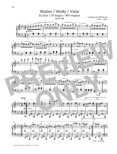 Waltz E-flat major von Ludwig van Beethoven (Download) 